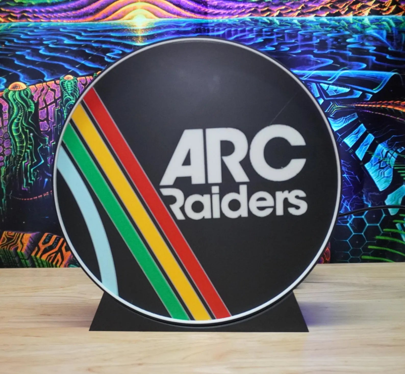 Arc Raiders Graphic Sign - White LED - Colored 3d Print - Gaming Sign