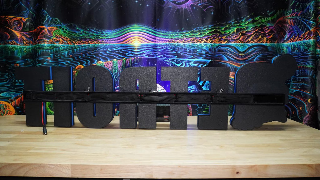 Detroit - Sport Teams big- Graphic 3D Printed LED Wall Sign - White LED - Huge Neon Sign - Sports Fan Gift, Mancave